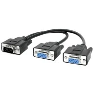 Splitter POWERTECH CAB-G014 VGA 15pin HD αρσενικό σε 2x θηλυκό 0.2m