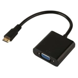 Αντάπτορας POWERTECH CAB-H031 HDMI Mini σε VGA 0.20m