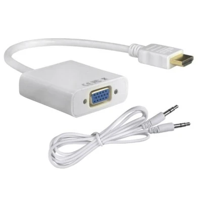 Αντάπτορας POWERTECH CAB-H072 HDMI σε VGA καλώδιο 3.5mm 0.20m