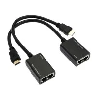 Επέκταση POWERTECH HDMI 19pin σε 2x UTP cat5e/6 HD εώς 30m για 1080p