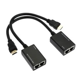Επέκταση POWERTECH HDMI 19pin σε 2x UTP cat5e/6 HD εώς 30m για 1080p