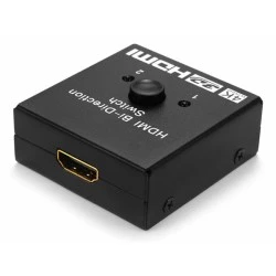 HDMI Bi-Directional switch POWERTECH CAB-H112 2 σε 1 4K x 2K & 3D μαύρο με υποστήριξη HDR