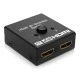 HDMI Bi-Directional switch POWERTECH CAB-H112 2 σε 1 4K x 2K & 3D μαύρο με υποστήριξη HDR