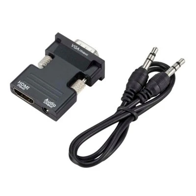 Αντάπτορας POWERTECH CAB-H120 HDMI σε VGA με audio