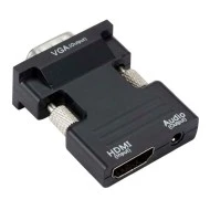 Αντάπτορας POWERTECH CAB-H120 HDMI σε VGA με audio