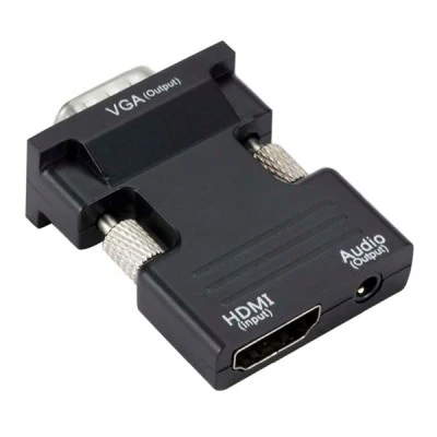 Αντάπτορας POWERTECH CAB-H120 HDMI σε VGA με audio