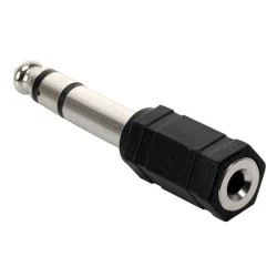 Αντάπτορας POWERTECH CAB-J018 stereo 3.5mm σε 6.35mm σε συσκευασία 5 τμχ