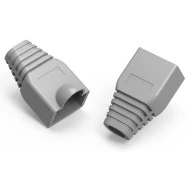 Κάλυμμα POWERTECH για βύσμα δικτύου RJ45 γκρι 10τμχ