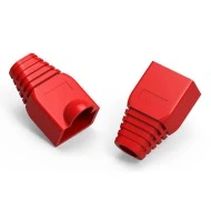 Κάλυμμα για βύσμα δικτύου RJ45 POWERTECH CAB-N093 κόκκινο σε συσκευασία 10 τεμαχίων