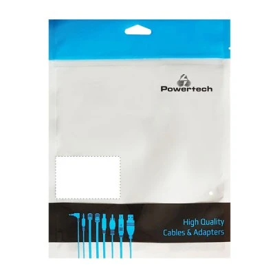 Αντάπτορας μούφα POWERTECH RJ45 F σε 2x RJ45 F λευκό
