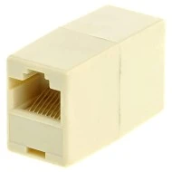 Σύνδεσμος μούφαPOWERTECH CAB-N182 RJ45 UTP 8P8C λευκό 5τμχ
