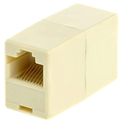 Σύνδεσμος μούφαPOWERTECH CAB-N182 RJ45 UTP 8P8C λευκό 5τμχ Σύνδεσμος μούφαPOWERTECH CAB-N182 RJ45 UTP 8P8C λευκό 5τμχ