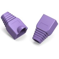 Κάλυμμα POWERTECH για βύσμα δικτύου RJ45 Cat 5&6 CAB-N283 μωβ 10τμχ