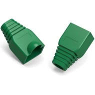 Κάλυμμα POWERTECH για βύσμα δικτύου RJ45 Cat 5&6 CAB-N285 πράσινο 10τμχ