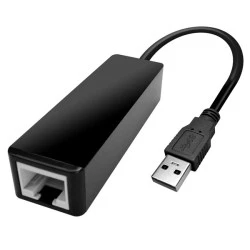 Converter USB 2.0 σε Gigabit Ethernet LAN POWERTECH CAB-U038 μαύρο 0.2m