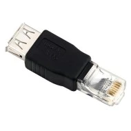 Αντάπτορας POWERTECH CAB-U085 από USB 2.0 female σε RJ45