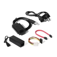 Converter POWERTECH CAB-U122 USB 2.0 σε IDE & SATA με τροφοδοσία 0.8m