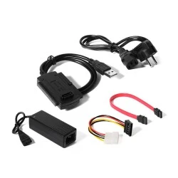 Converter POWERTECH CAB-U122 USB 2.0 σε IDE & SATA με τροφοδοσία 0.8m