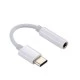 Καλώδιο λευκό USB Type-C αρσενικό σε 3.5mm Jack θηλυκό POWERTECH CM119B