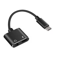 Converter POWERTECH CAB-UC031 USB Type-C σε 3.5mm & θηλυκό USB Type-C