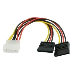 Καλώδιο ρεύματος POWERTECH CAB-W003 IDE σε 2x SATA 20cm