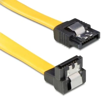 Καλώδιο POWERTECH CAB-W026 SATA III 7pin σε 7pin 90° Metal Clip 0.5m