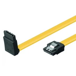 Καλώδιο POWERTECH CAB-W028 SATA III 7pin σε 7pin 90° Metal Clip 0.5m