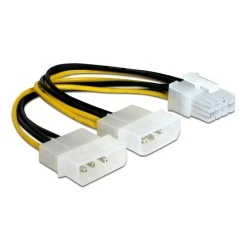 Καλώδιο POWERTECH CAB-W041 2x molex 3pin σε PCI 8pin για VGA 0.15m Καλώδιο POWERTECH CAB-W041 2x molex 3pin σε PCI 8pin για VGA 0.15m