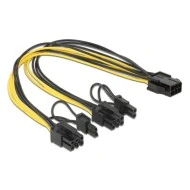 Καλώδιο POWERTECH CAB-W044 PCIe 6pin σε 2x 8pin 30cm