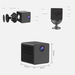 Μίνι IP κάμερα παρακολούθησης 2MP 1080P V STAR CAM-C90S με ενσωματωμένο μικρόφωνο