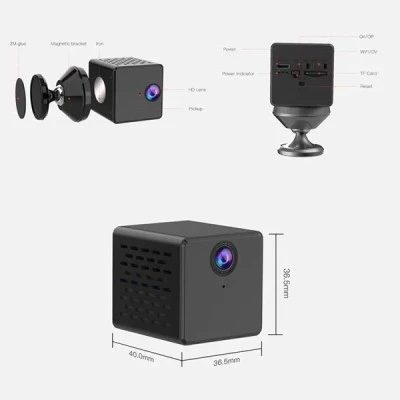 Μίνι IP κάμερα παρακολούθησης 2MP 1080P V STAR CAM-C90S με ενσωματωμένο μικρόφωνο