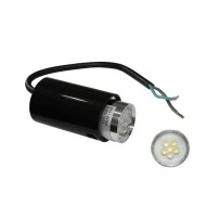 Φωτιστικό σποτ - ψείρα διαδρόμου 0.4W 230V 45° θερμό λευκό φως με 6led στεγανό IP54