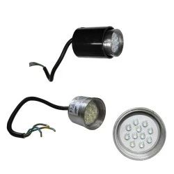 Φωτιστικό σποτ - ψείρα inox χωνευτό διαδρόμου 0.4W 230V 45° μπλε φως στεγανό IP54 με 11led Φωτιστικό σποτ - ψείρα inox χωνευτό διαδρόμου 0.4W 230V 45° μπλε φως στεγανό IP54 με 11led