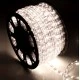 Φωτοσωλήνας led δικάναλος θερμό φως Φ13mm διάφανος με 36led/m