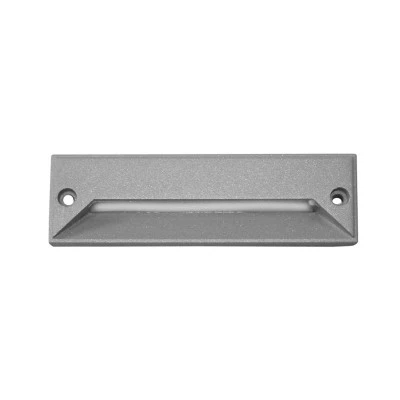 Πλαίσιο αλουμινίου με σκίαστρο για φωτιστικό διαδρόμου 9802 σε γκρι χρώμα