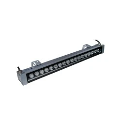 Μπάρα - προβολέας LED επιμήκης γκρι 50cm 18W 230V μπλε φως 10° με 18LED 2200lm στεγανός IP65