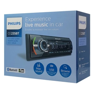 Ηχοσύστημα αυτοκινήτου PHILIPS CE235BT-05 Bluetooth/FM/AUX/SD/USB με 4 ενσωματωμένους ενισχυτές 50W Ηχοσύστημα αυτοκινήτου PHILIPS CE235BT-05 Bluetooth/FM/AUX/SD/USB με 4 ενσωματωμένους ενισχυτές 50W