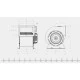 Βεντιλατέρ σαλίγκαρος CES 230V 217W 1300m³/h  1420rpm με διάμετρο Φ156mm 187x111mm