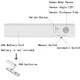 Led ταινία 1m 4000K ενδιάμεσο λευκό φως IP65 κοπή ανά 3.33cm με ανιχνευτή κίνησης