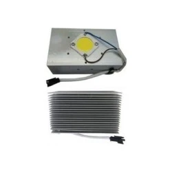 Πλακέτα COB EPISTAR 20W ψυχρό φως 6500k 2420Lm με ορθογώνια ψύκτρα αλουμινίου & καλώδιο σύνδεσης