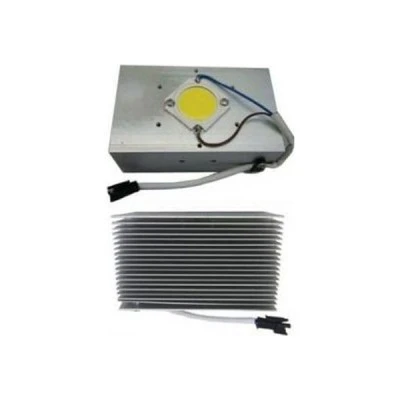 Πλακέτα COB EPISTAR 20W ψυχρό φως 6500k 2420Lm με ορθογώνια ψύκτρα αλουμινίου & καλώδιο σύνδεσης