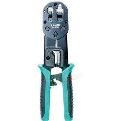 Πρέσσα τηλεφωνική μεταλλική CP-376N T/PRO SKIT για φισάκια OPEN TYPE για 8P8C, 6P6C, 6P4C, 6P2C