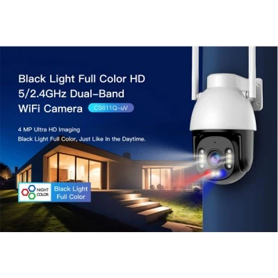 Κάμερα Smart VSTARCAM CS611Q-UV με ανάλυση εικόνας 4MP σύνδεση με Wi-Fi λειτουργία PTZ & θύρα για κάρτα μνήμης SD