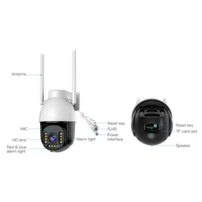Κάμερα Smart VSTARCAM CS611Q-UV με ανάλυση εικόνας 4MP σύνδεση με Wi-Fi λειτουργία PTZ & θύρα για κάρτα μνήμης SD