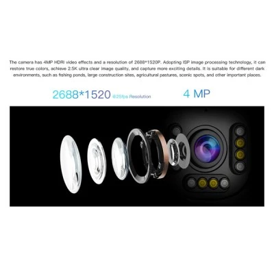 Κάμερα Smart VSTARCAM CS611Q-UV με ανάλυση εικόνας 4MP σύνδεση με Wi-Fi λειτουργία PTZ & θύρα για κάρτα μνήμης SD