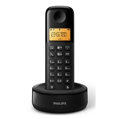 Ασύρματο τηλέφωνο PHILIPS D1601B/34 με ελληνικό μενού και κλείδωμα πληκτρολογίου Ασύρματο τηλέφωνο PHILIPS D1601B/34 με ελληνικό μενού και κλείδωμα πληκτρολογίου