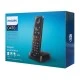 Ασύρματο τηλέφωνο PHILIPS D4701B/34 με ελληνικό μενού & ένδειξη ημερομηνίας/ώρας