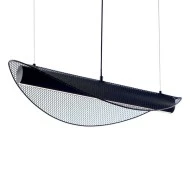 Φωτιστικό οροφής Michelle μονόφωτο Led 18W θερμό φως 3000k 1960Lm 40x85xH110cm μαύρο μεταλλικό