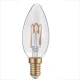 Λάμπα led Filament κεράκι με ντουί Ε14 3W 230V 2700k θερμό λευκό φως 220lm 30000h Λάμπα led Filament κεράκι με ντουί Ε14 3W 230V 2700k θερμό λευκό φως 220lm 30000h