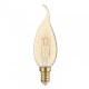 Λάμπα led Filament κεράκι με μύτη μελί Ε14 3W 230V 2700k θερμό λευκό φως 200lm 30000h
